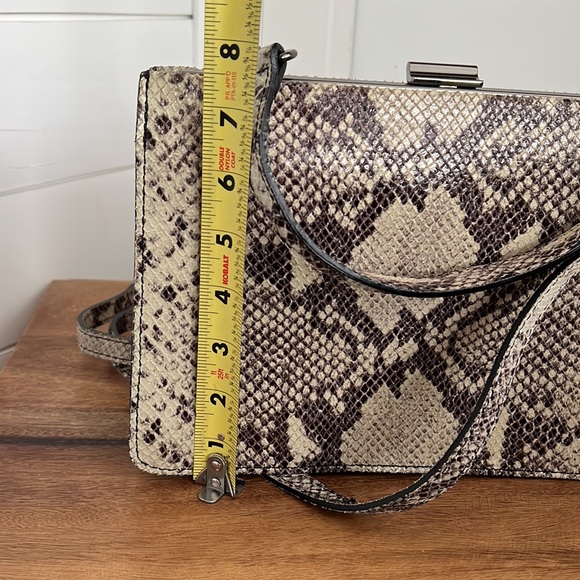 Vintage python embossed leather, made in Italy - Picture 4 of 17